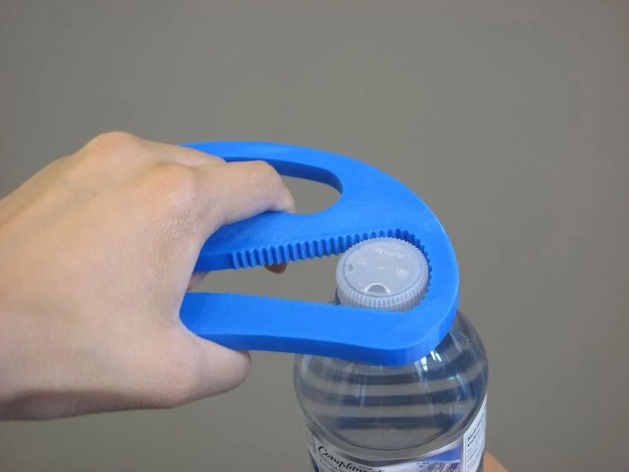 Bottle Opener, a free 3D printed assistive device