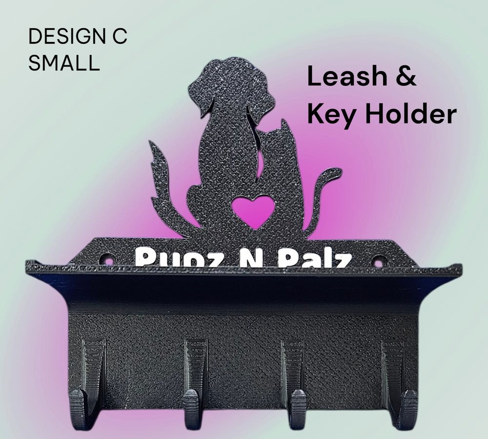 Leash and Key Holder, Design C Small