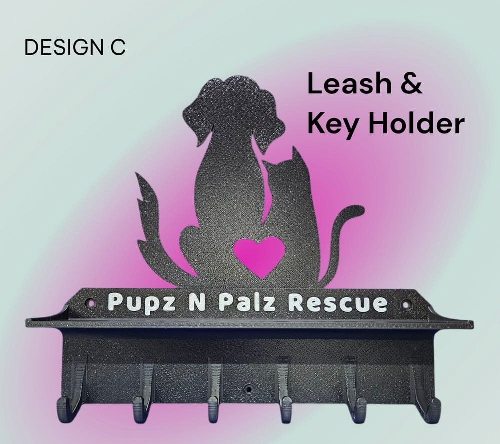 Leash and Key Holder, Design C
