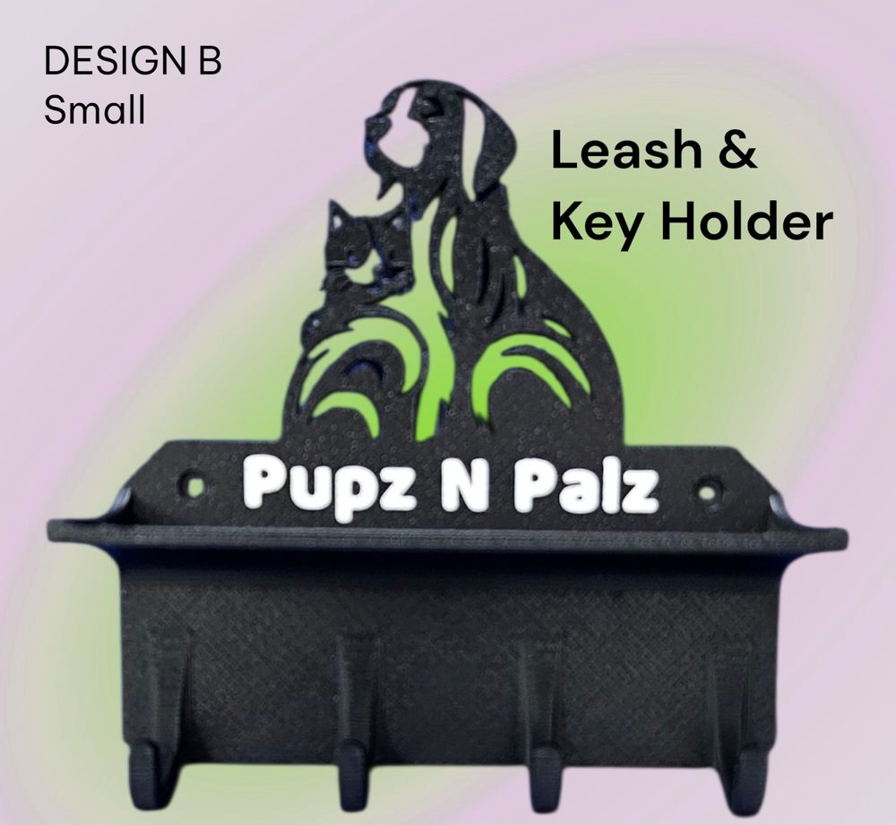 Leash and Key Holder, Design B Small
