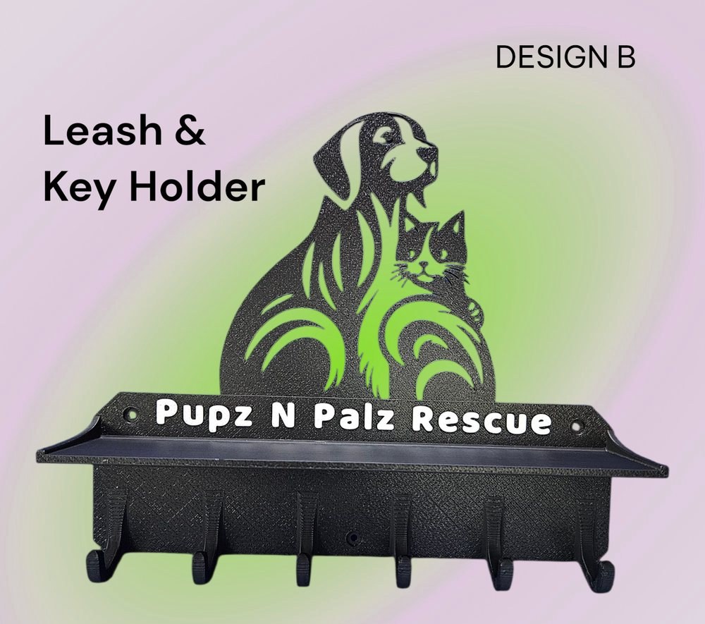 Leash and Key Holder, Design B