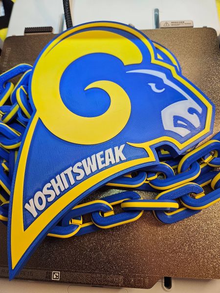 3D printed piece made by WestSide 3D in Modesto, California