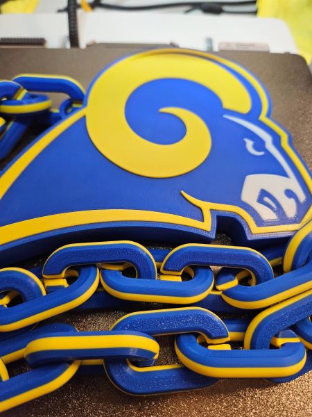 3D printed piece made by WestSide 3D in Modesto, California