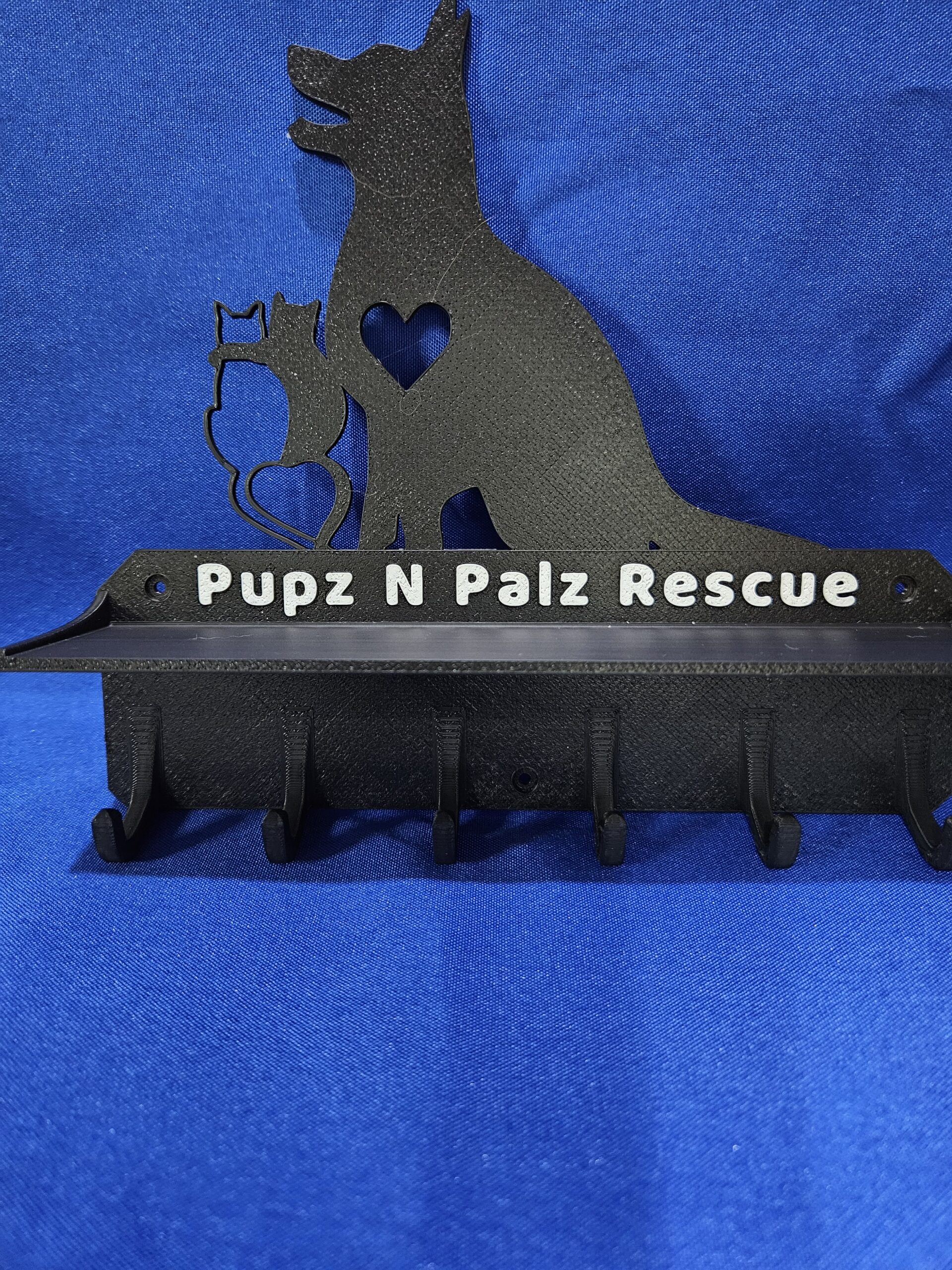 Pupz N Palz Rescue Leash & Key Holder Design A 2 Pupz N Palz Rescue Leash & Key Holder Design A - Image 2