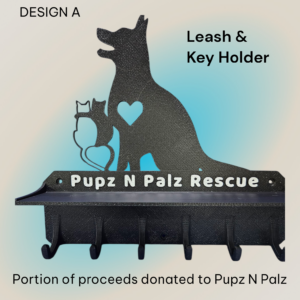 Pupz N Palz Rescue Leash & Key Holder Design A