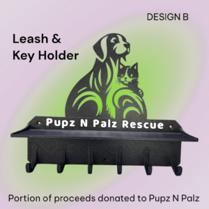 Pupz N Palz Rescue Leash and Key Holder Design B