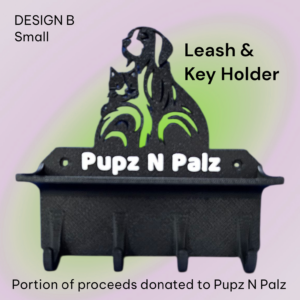 Pupz N Palz Rescue Leash and Key Holder Design B Small