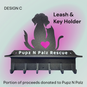 Pupz N Palz Rescue Leash and Key Holder Design C