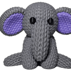 Plastic Knitted Elephant