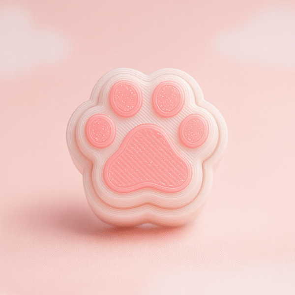 Kitty Paw Fidget Clicker Keychain - Image 2